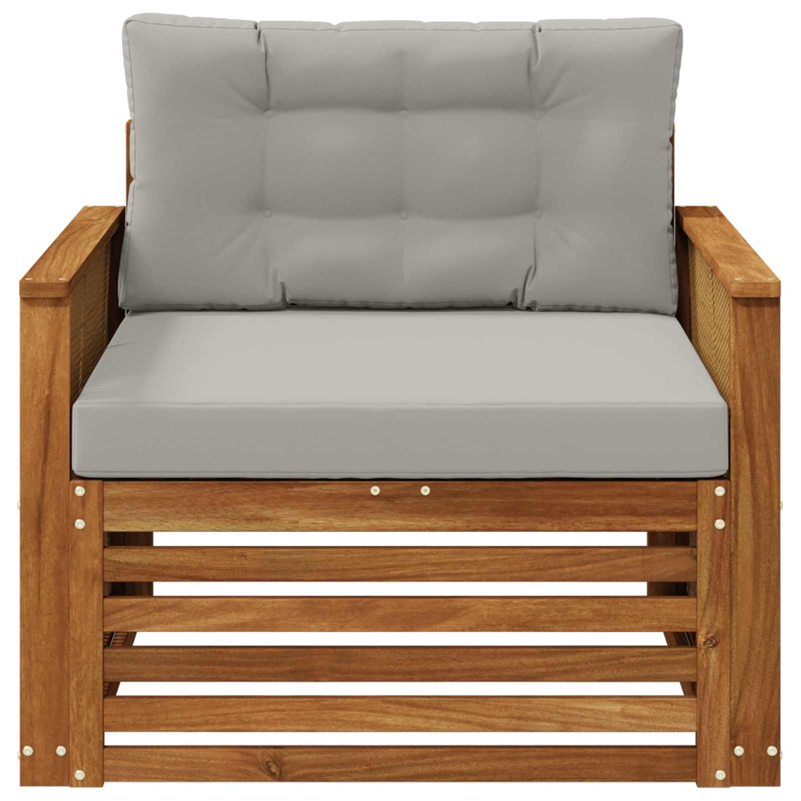 Udendørs Mellem Sofa Naturfarvet
