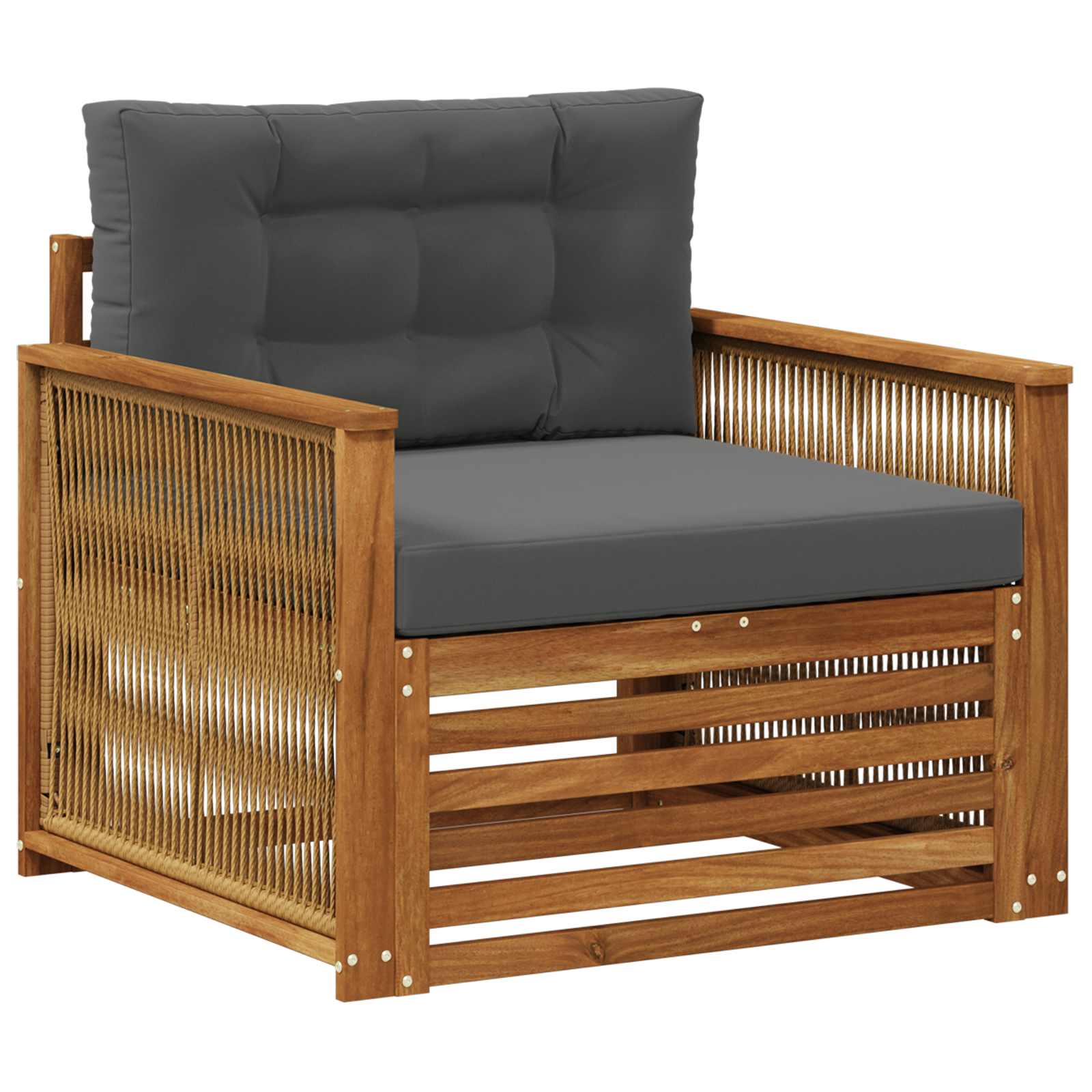Udendørs Mellem Sofa Naturfarvet