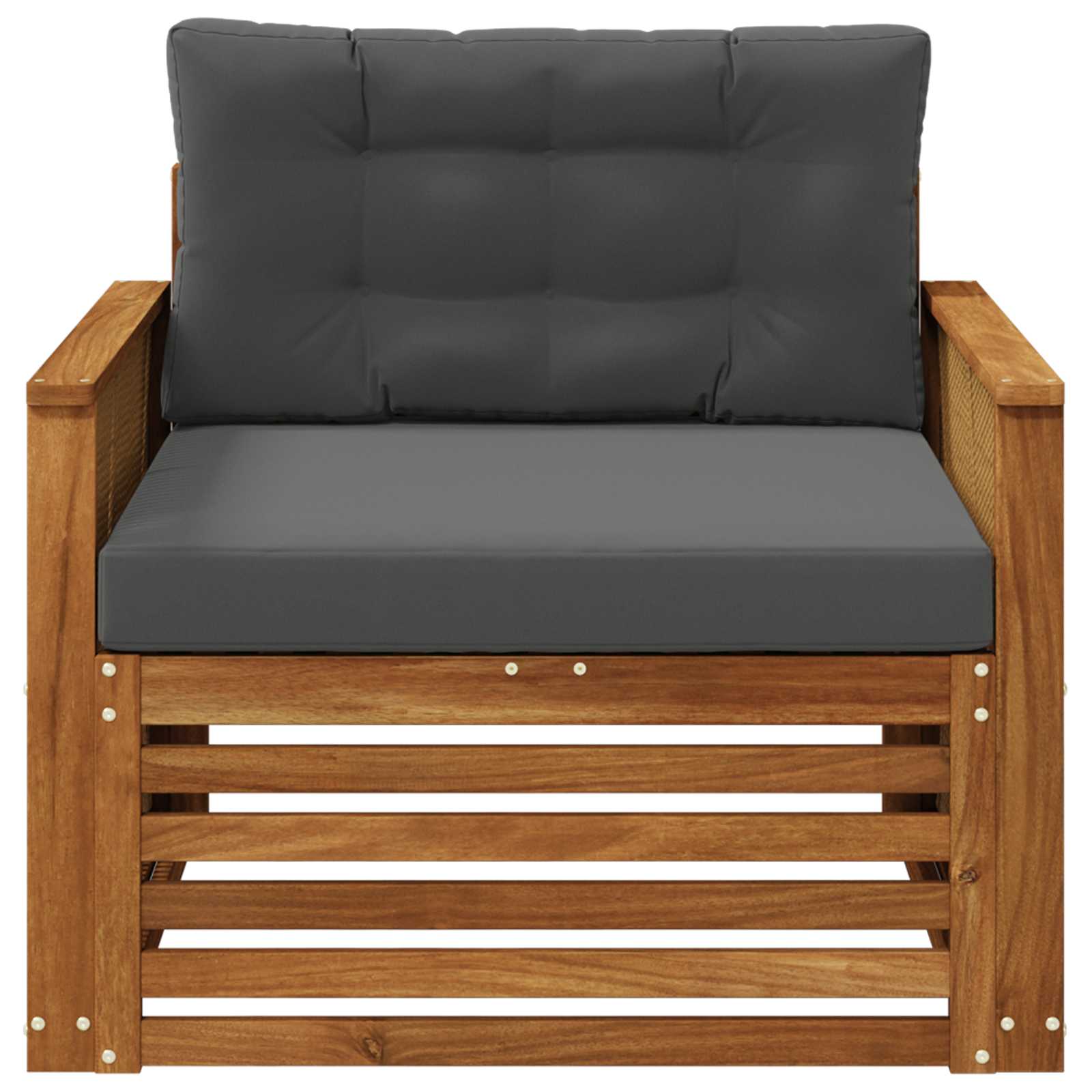 Udendørs Mellem Sofa Naturfarvet