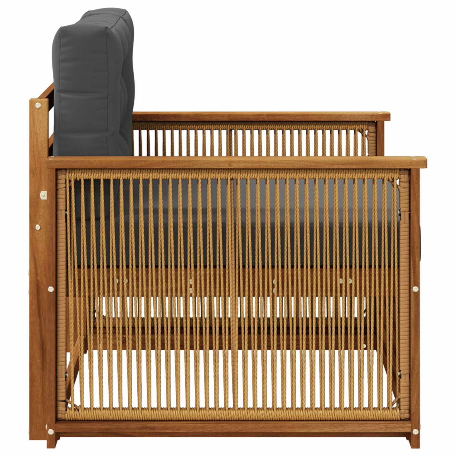 Udendørs Mellem Sofa Naturfarvet