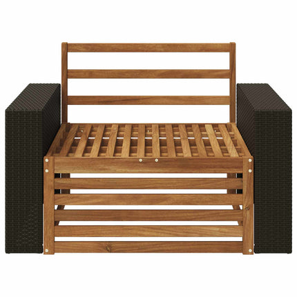Udendørs Mellem Sofa Naturfarvet