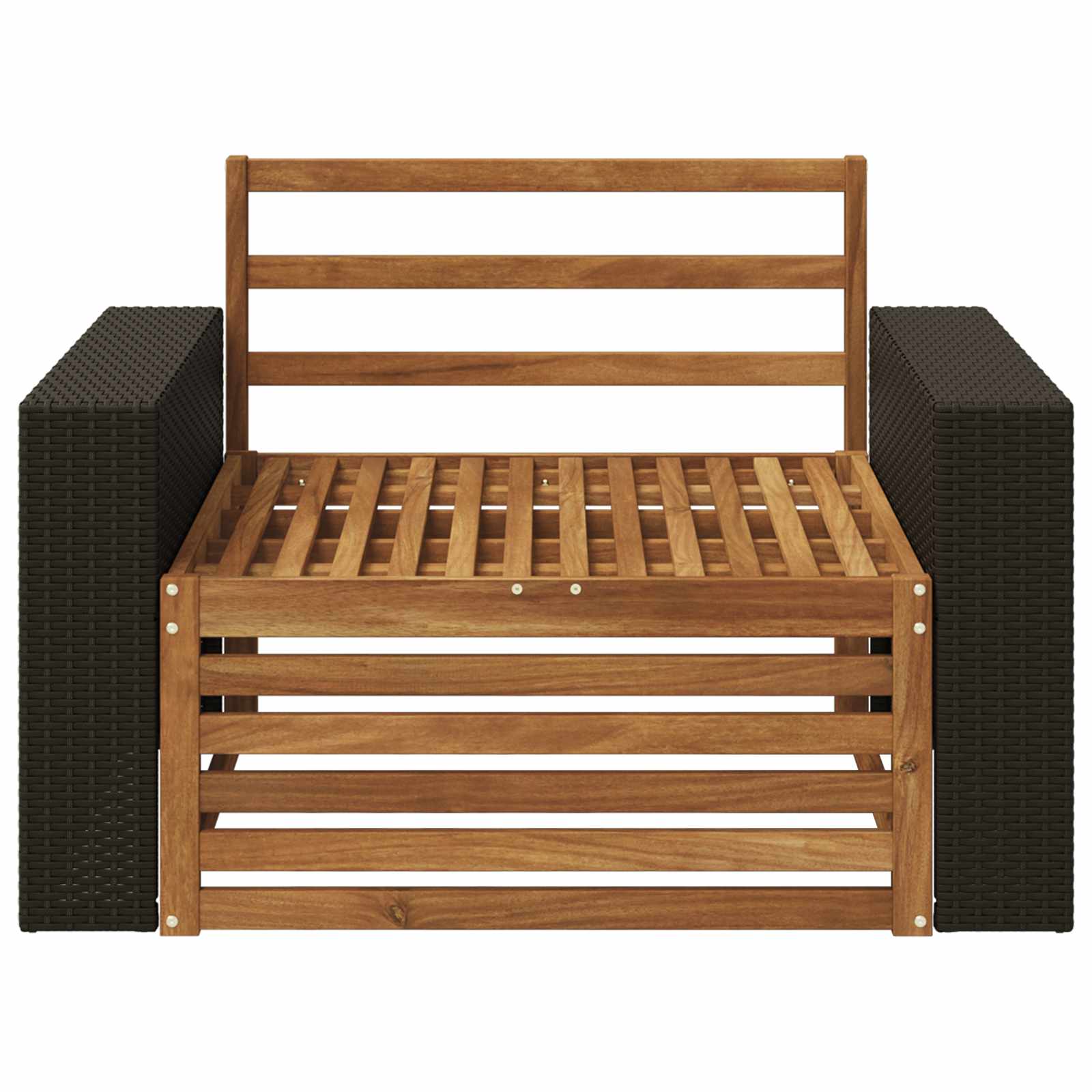 Udendørs Mellem Sofa Naturfarvet