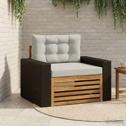 Udendørs Mellem Sofa Naturfarvet