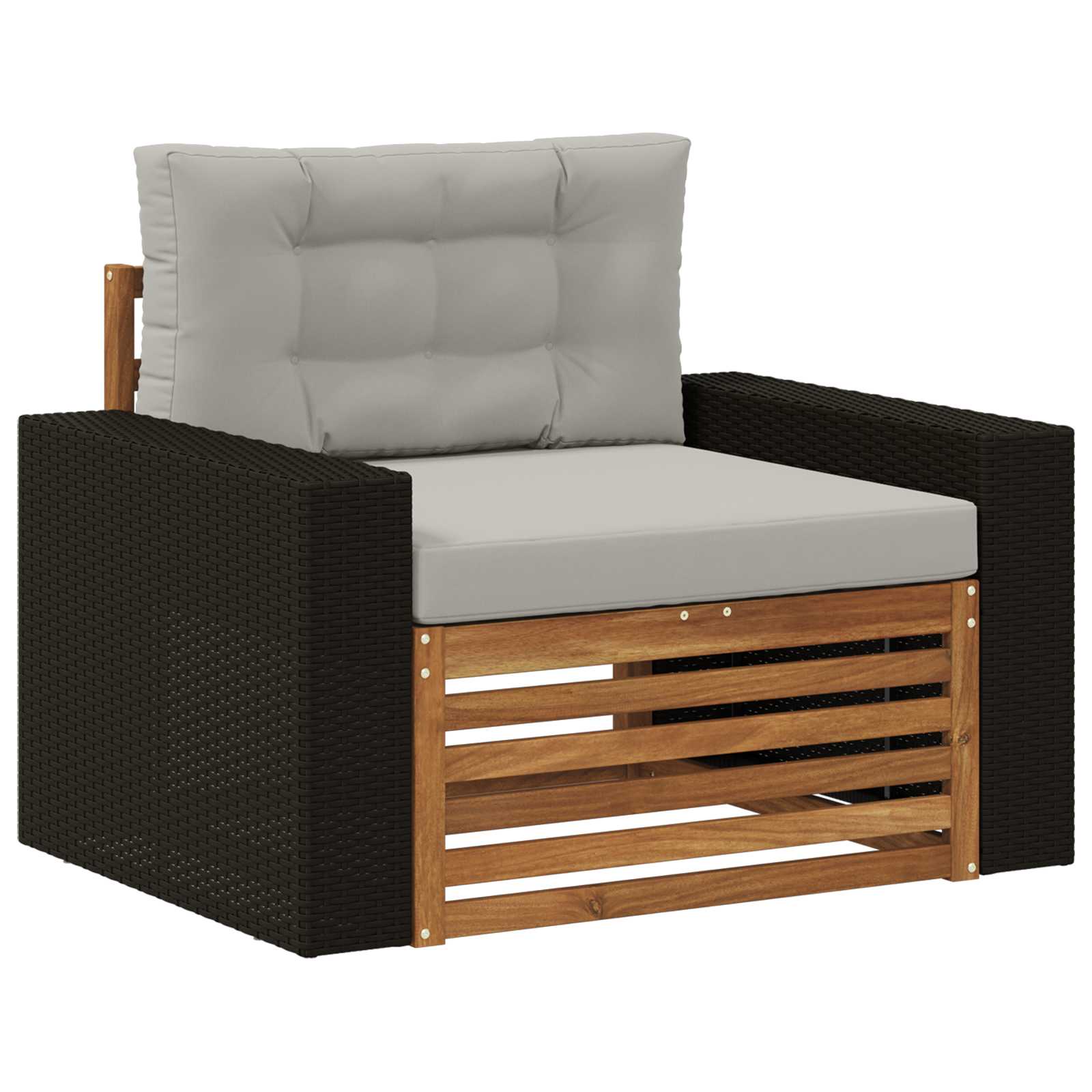 Udendørs Mellem Sofa Naturfarvet