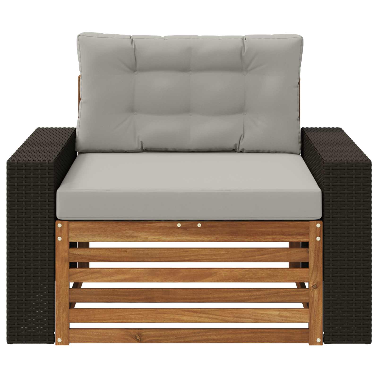 Udendørs Mellem Sofa Naturfarvet