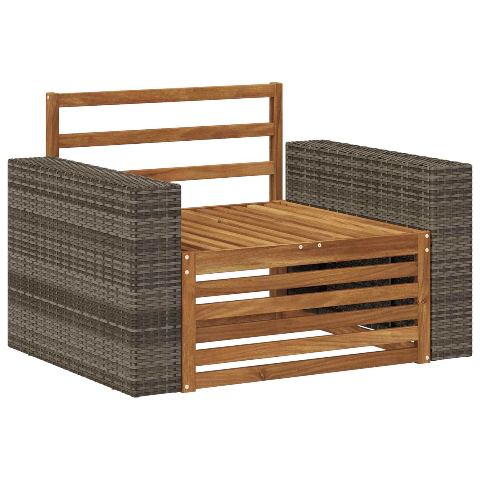 Udendørs Mellem Sofa Naturfarvet