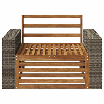 Udendørs Mellem Sofa Naturfarvet