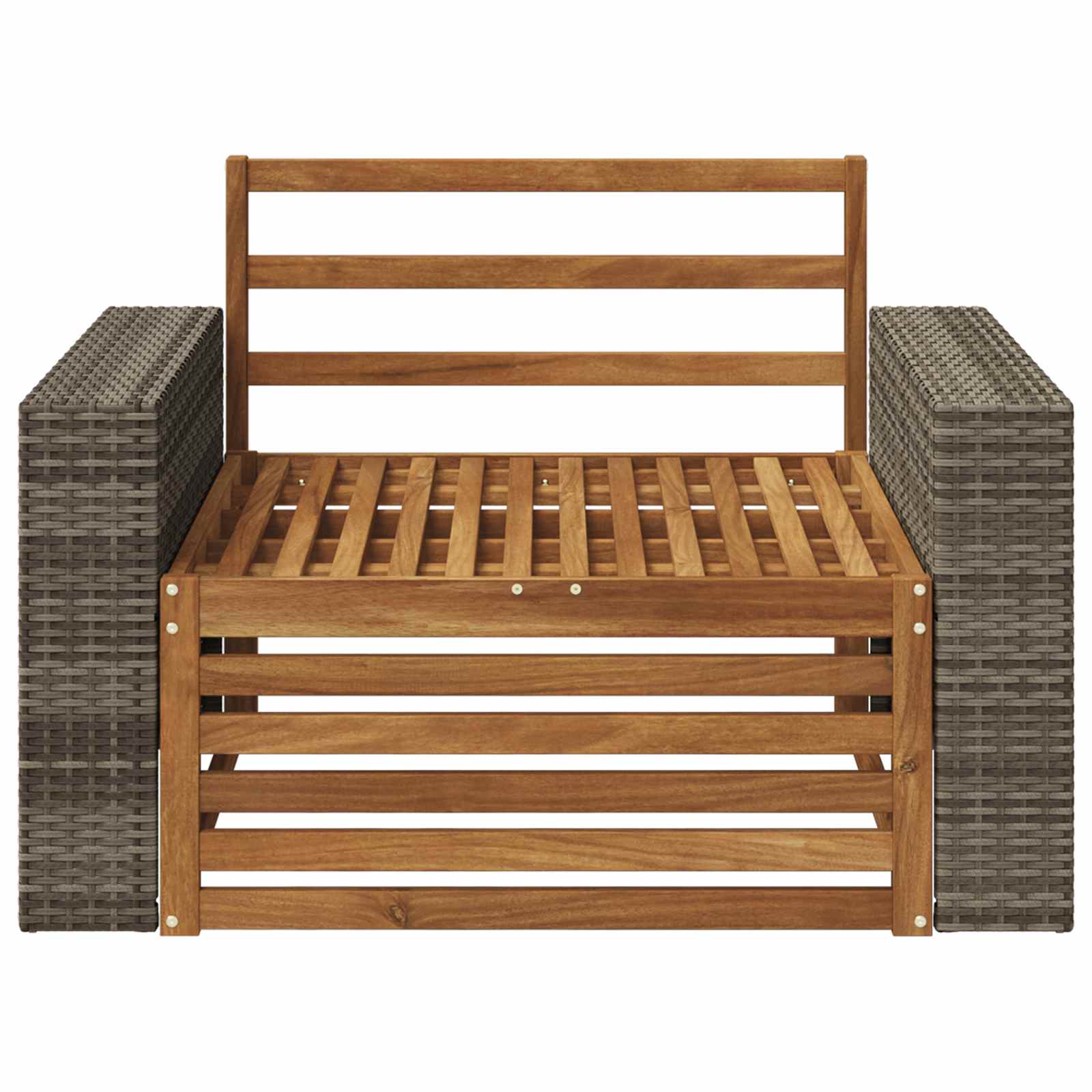 Udendørs Mellem Sofa Naturfarvet