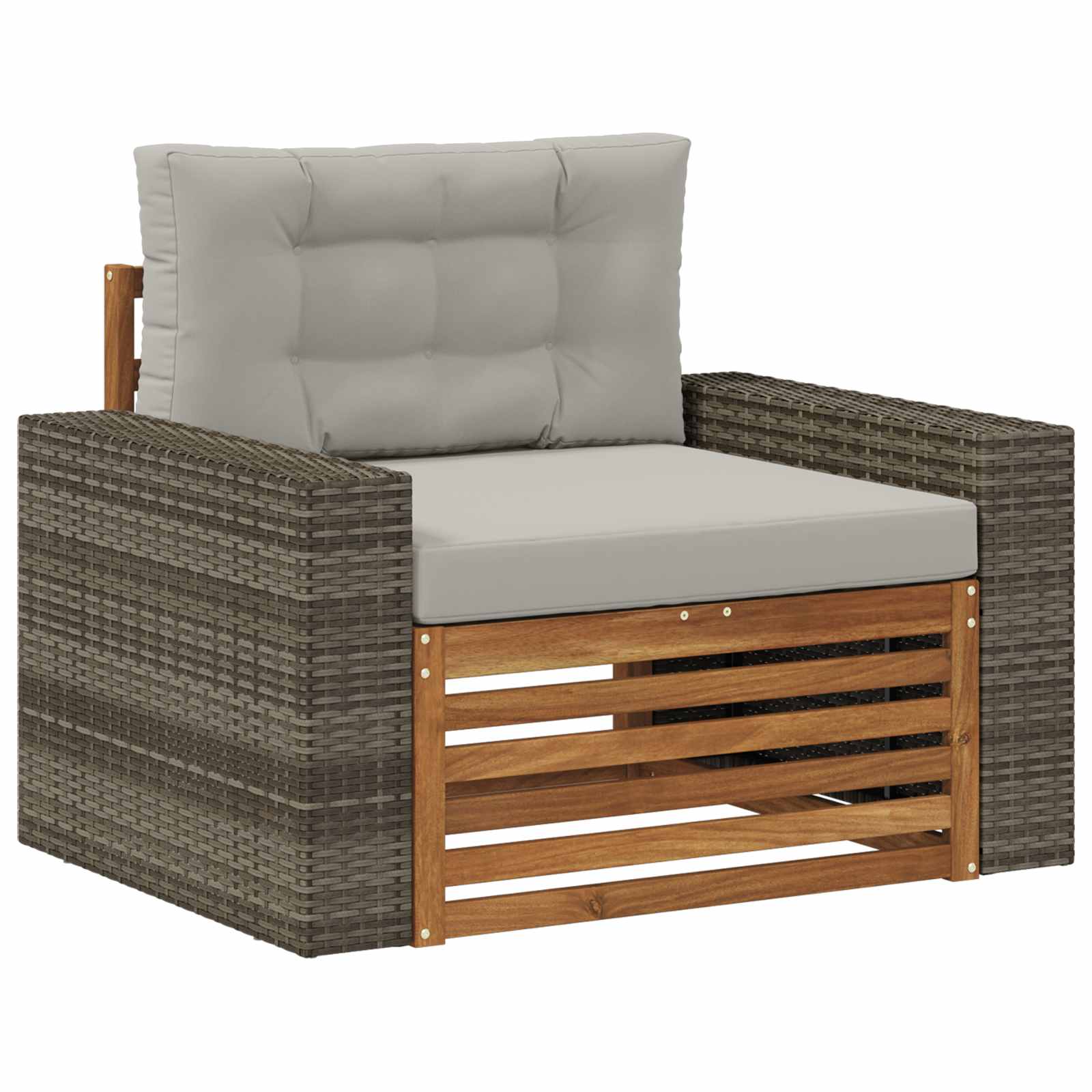 Udendørs Mellem Sofa Naturfarvet