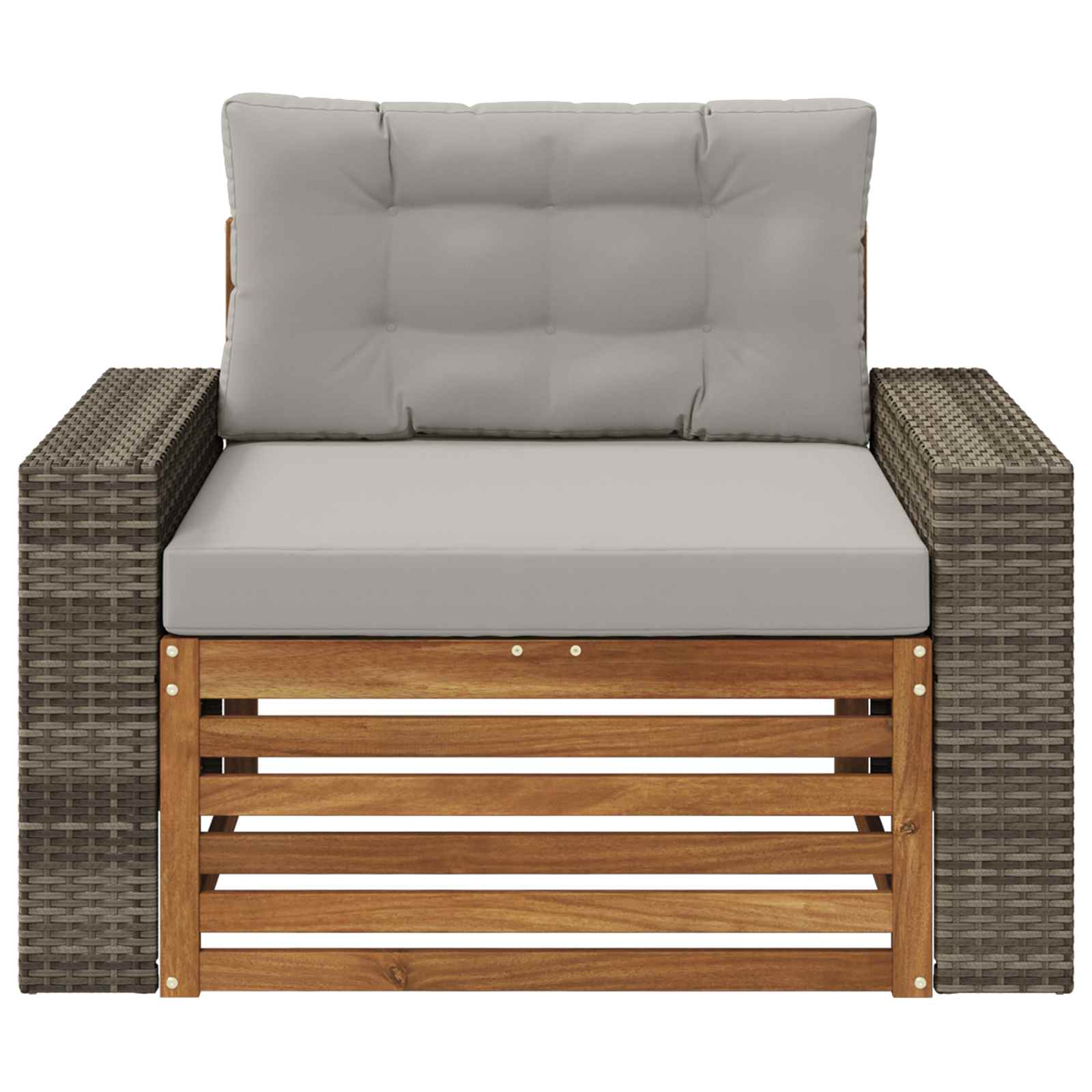 Udendørs Mellem Sofa Naturfarvet