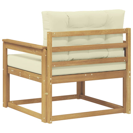 Udendørs Mellem Sofa Polyester Hvid