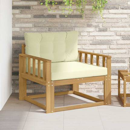 Udendørs Mellem Sofa Polyester Hvid