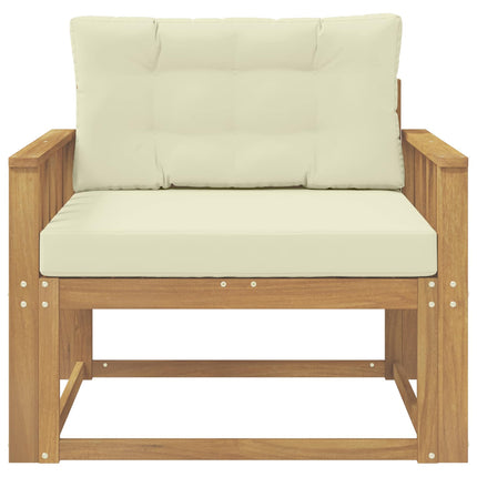 Udendørs Mellem Sofa Polyester Hvid