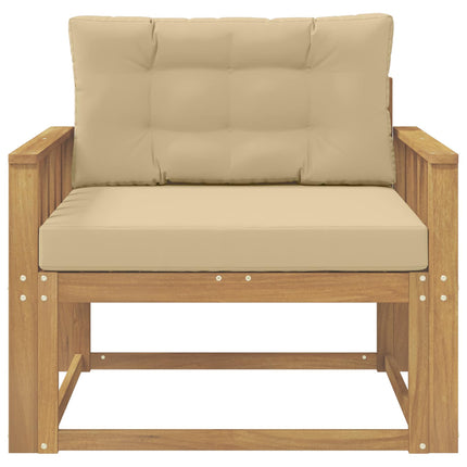 Udendørs Mellem Sofa Polyester Hvid