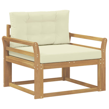 Udendørs Mellem Sofa Polyester Hvid