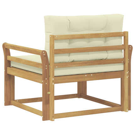 Udendørs Mellem Sofa Polyester Hvid