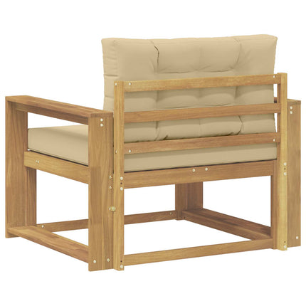 Udendørs Mellem Sofa Polyester Hvid