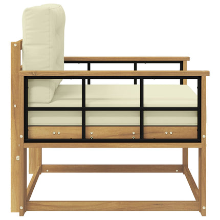 Udendørs Mellem Sofa Polyester Hvid