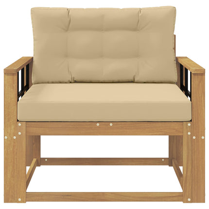 Udendørs Mellem Sofa Polyester Hvid