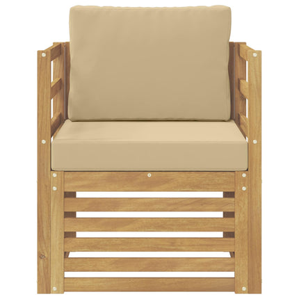 Udendørs sofa Polyester Hvid