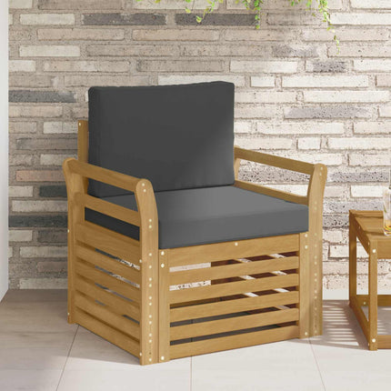 Udendørs sofagruppe Polyester Hvid