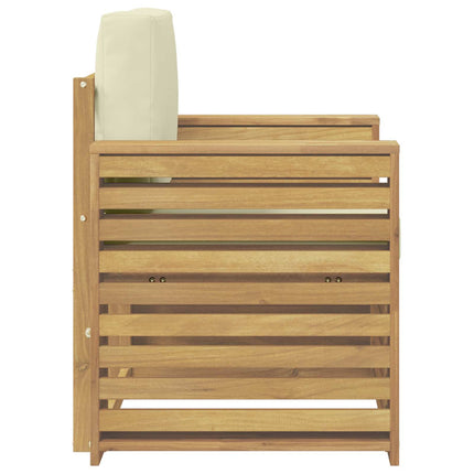 Udendørs sofagruppe Polyester Hvid