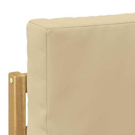 Udendørs sofagruppe Polyester Hvid og beige