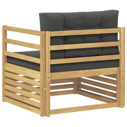 Udendørs sofa Hvid og antracit