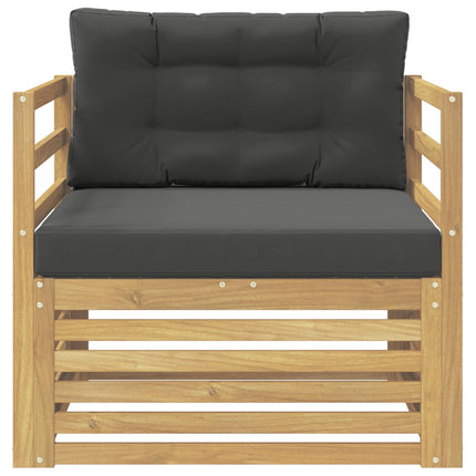 Udendørs sofa Hvid og antracit