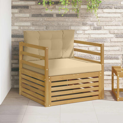 Udendørs sofa Hvid og Beige