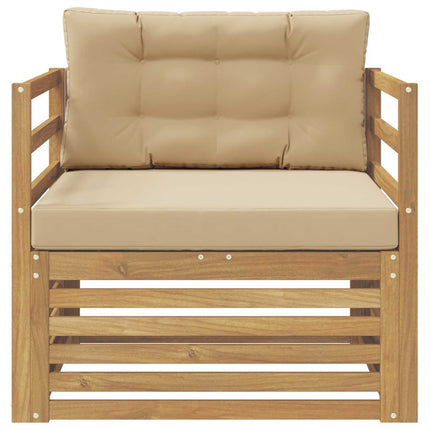 Udendørs sofa Hvid og Beige