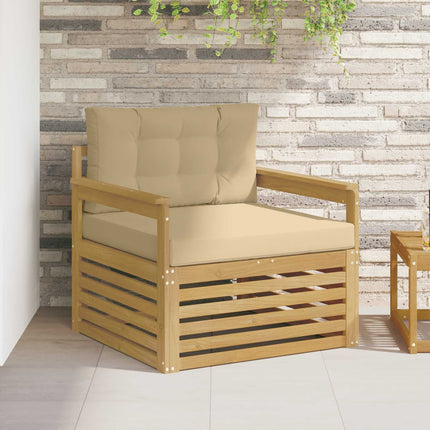 Udendørs sofa Polyester Hvid