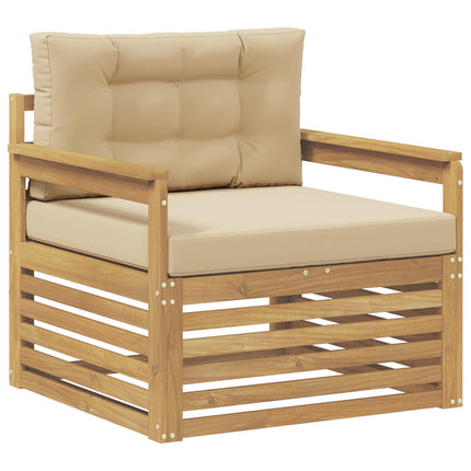 Udendørs sofa Polyester Hvid