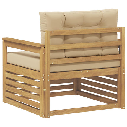 Udendørs sofa Polyester Hvid