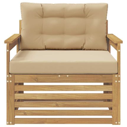 Udendørs sofa Polyester Hvid
