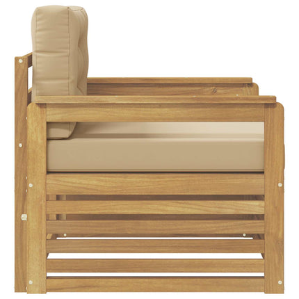 Udendørs sofa Polyester Hvid