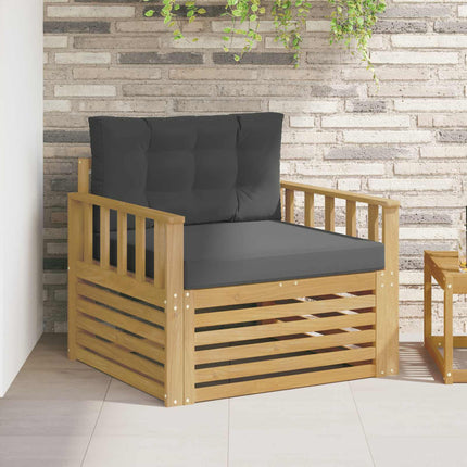 Udendørs sofa Polyester Hvid
