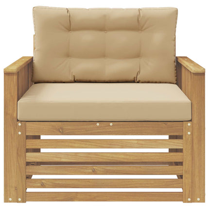 Udendørs sofa Polyester Hvid