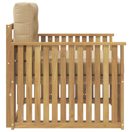 Udendørs sofa Polyester Hvid
