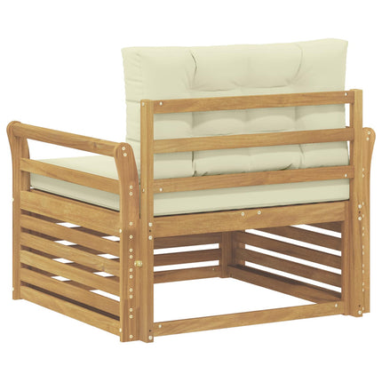 Udendørs sofa Polyester Hvid