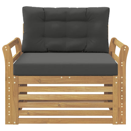 Udendørs sofa Polyester Hvid