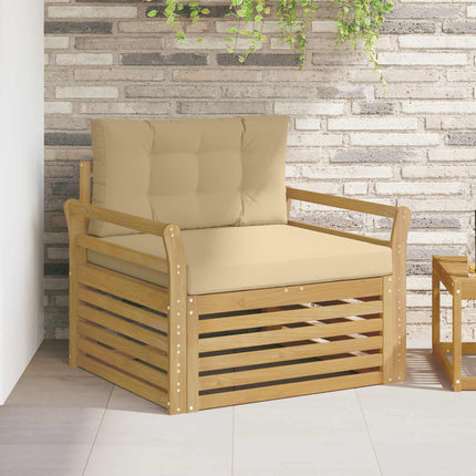Udendørs sofa Polyester Hvid