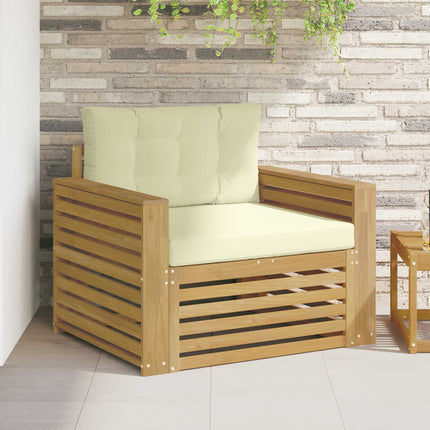 Udendørs sofa Polyester Hvid
