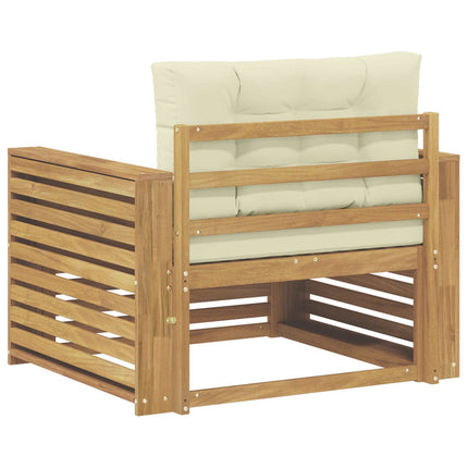 Udendørs sofa Polyester Hvid