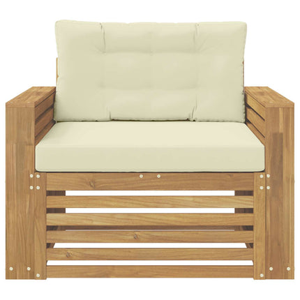 Udendørs sofa Polyester Hvid