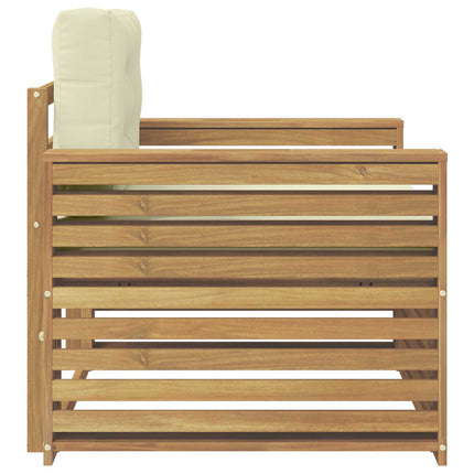 Udendørs sofa Polyester Hvid
