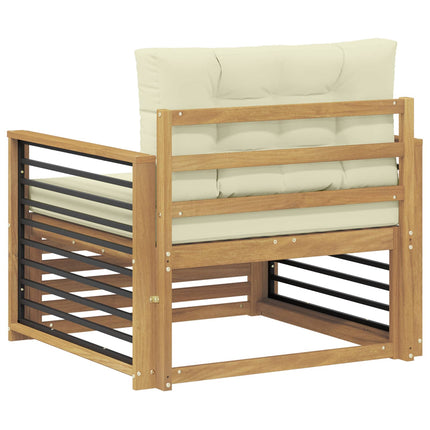 Udendørs sofa Polyester Hvid