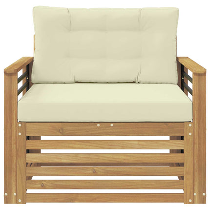 Udendørs sofa Polyester Hvid