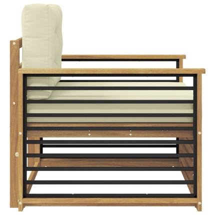 Udendørs sofa Polyester Hvid