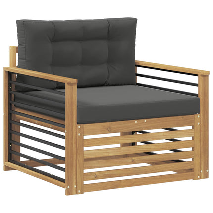 Udendørs sofa Polyester Hvid